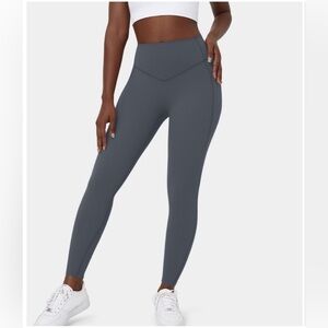 Halara Silent Blue SoCinched High Waisted Tummy Control UltraSculpt Leggings S